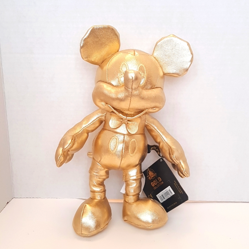 Mickey Mouse 90TH Anniversary Gold Collection The True Original. 10" - Picture 1 of 2